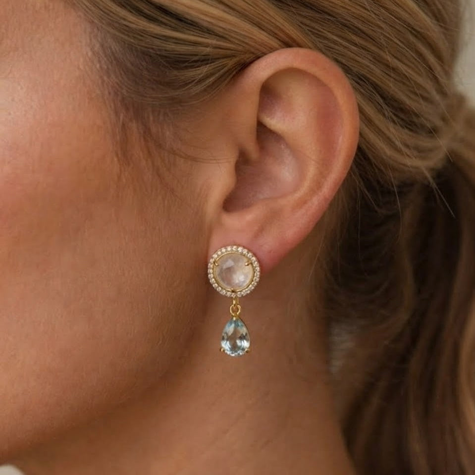 Emelie blue earrings