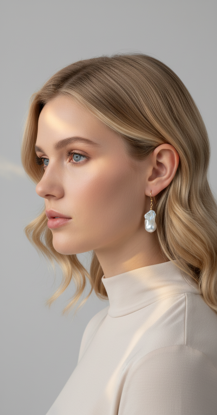 Classic baroque earrings