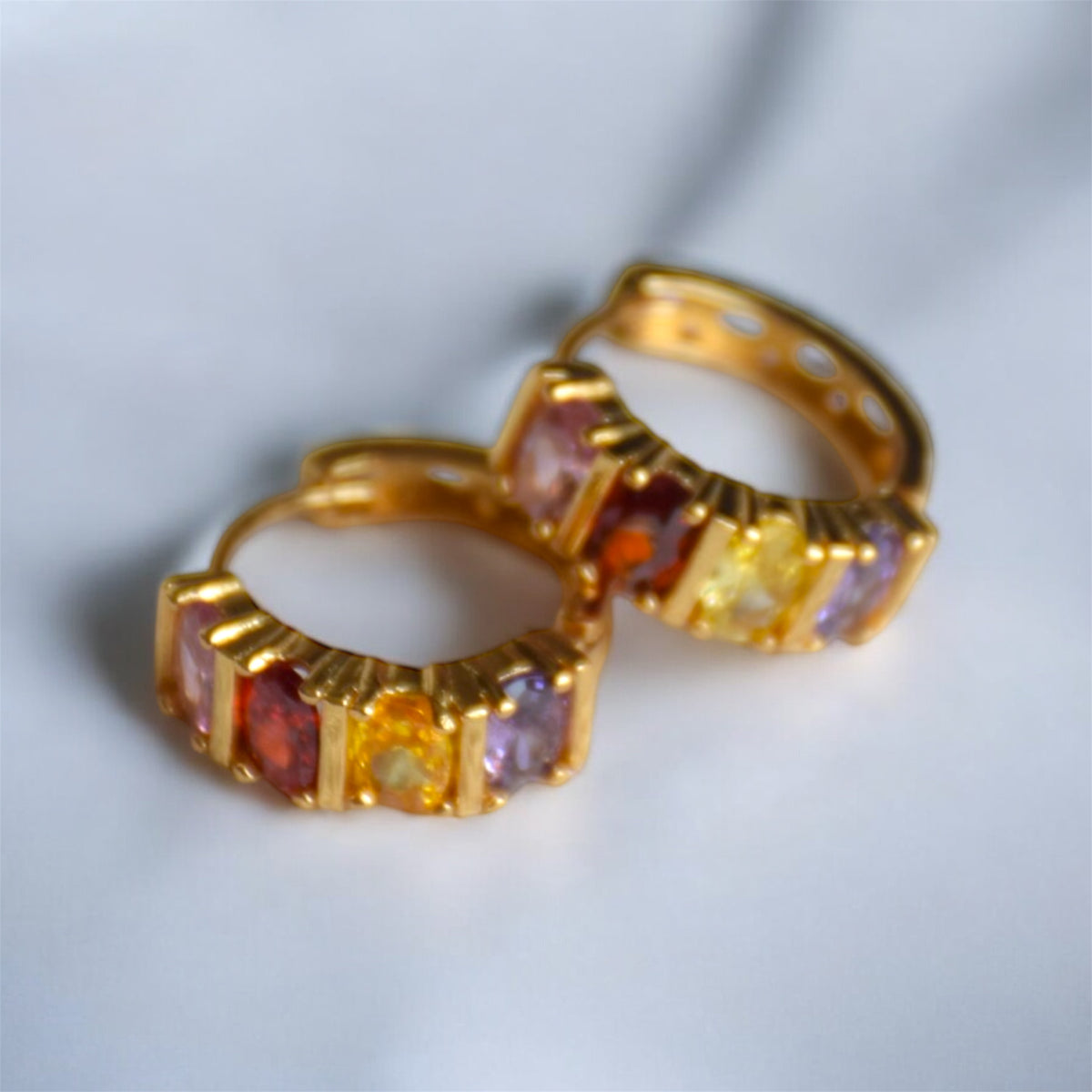 Color creol earrings