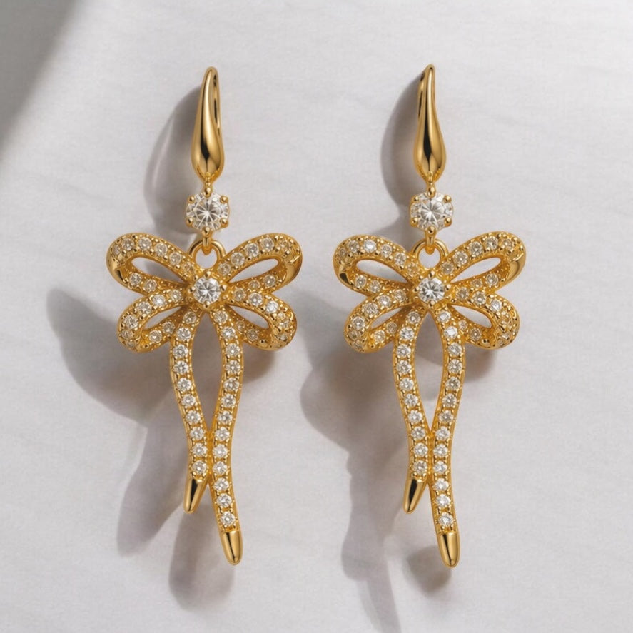 The perfect bow earrings