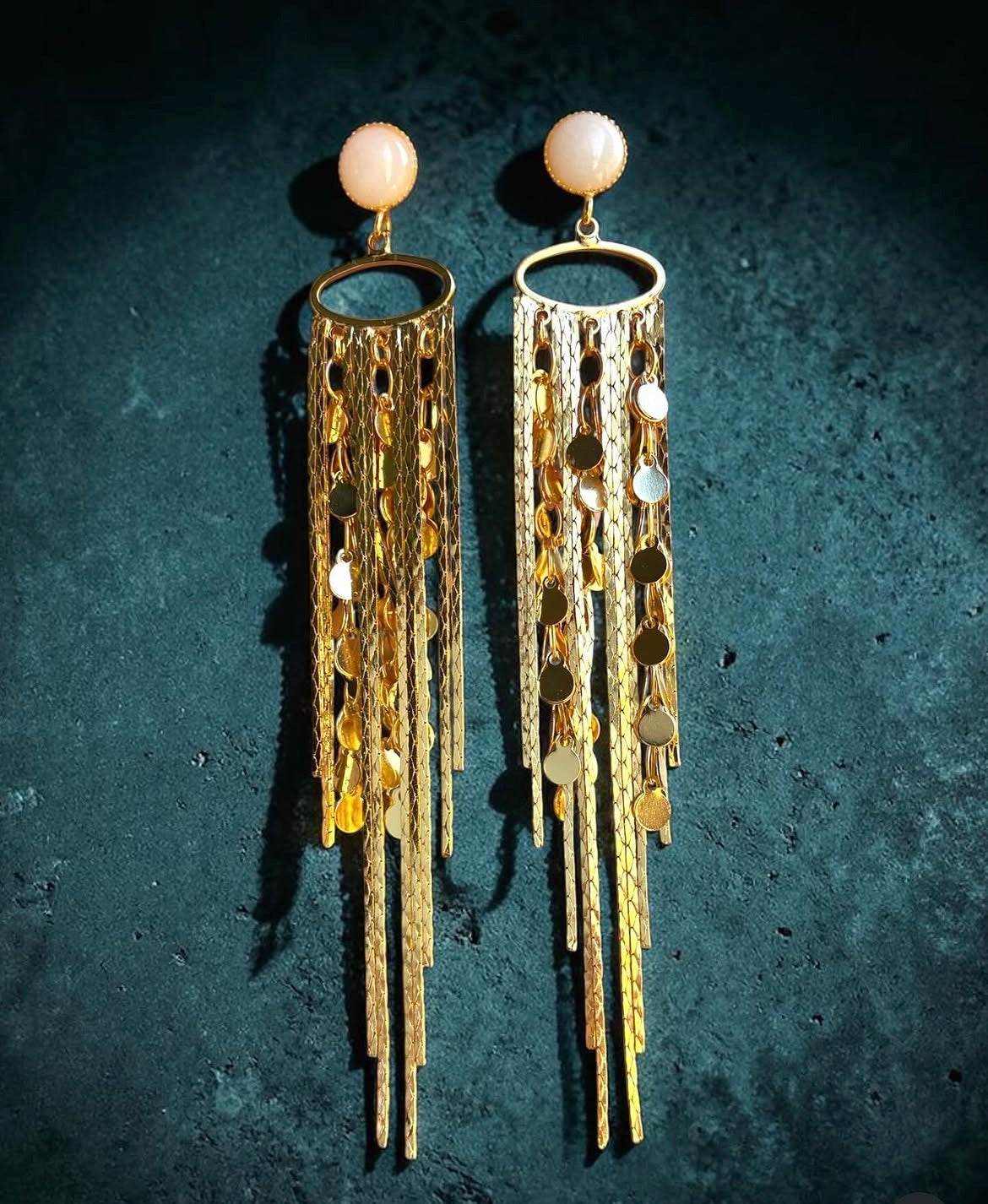 Riviera gold earrings