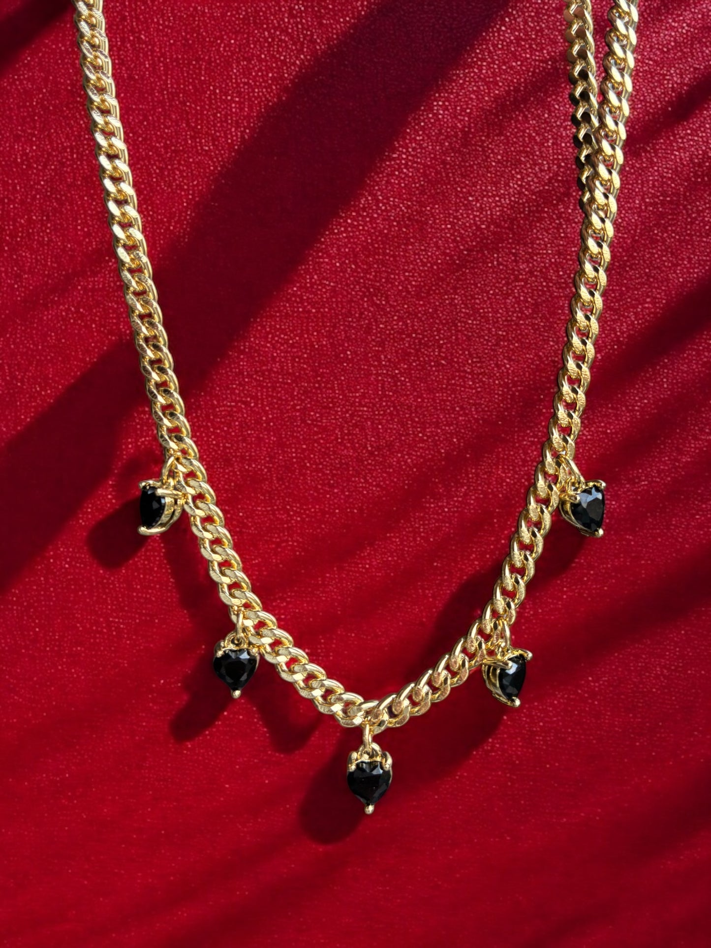 Paris black necklace