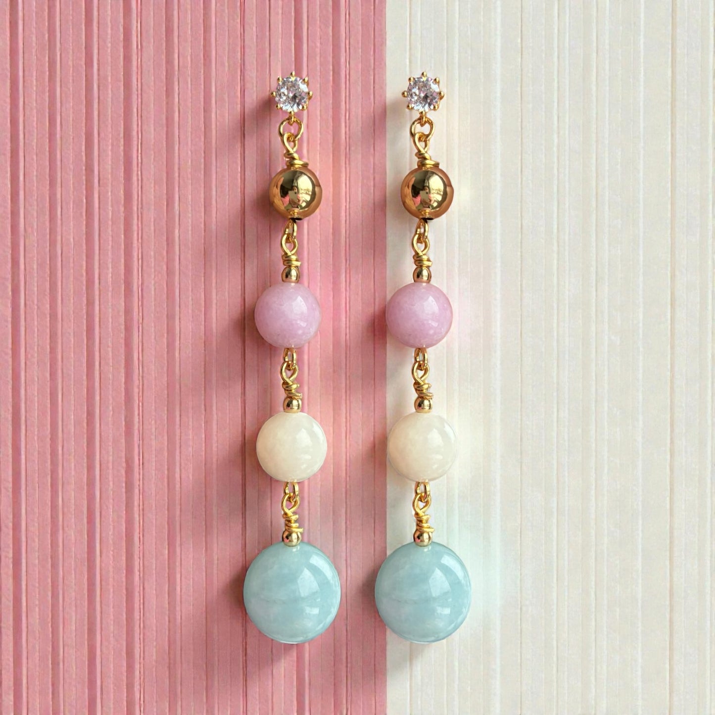 Spring earrings