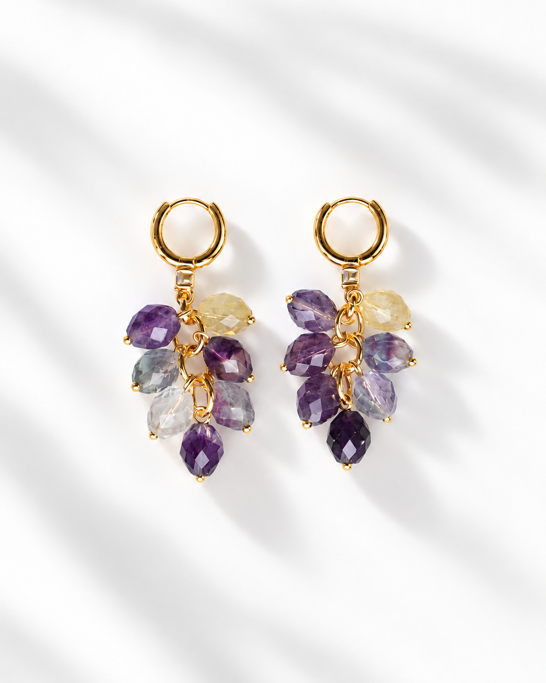 Lavender haze earrings