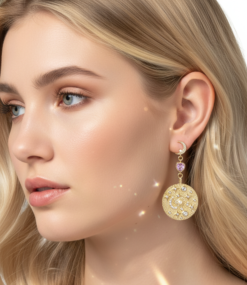 Luna star earrings