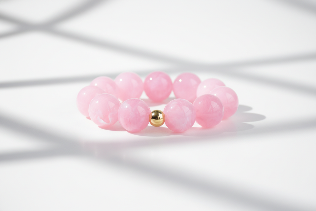 Happy pink bracelet