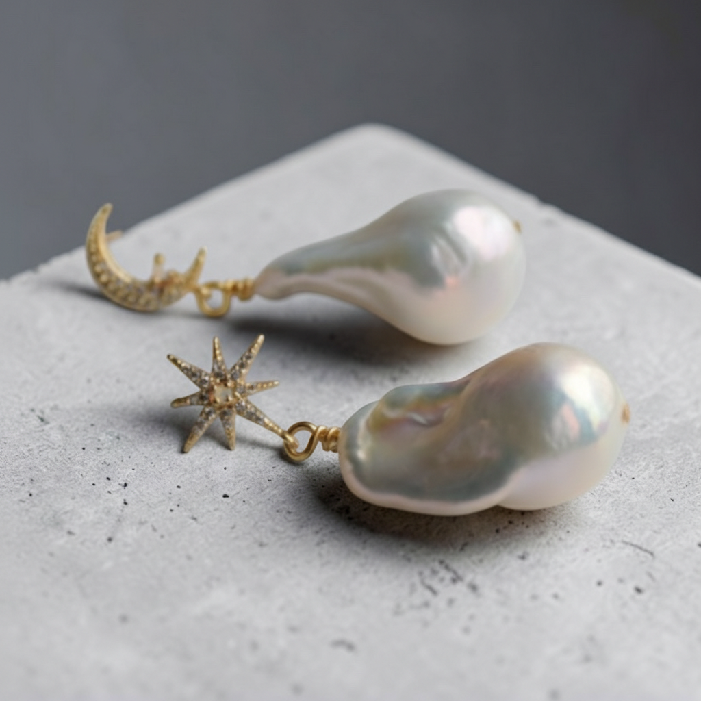 Celestial baroque drops