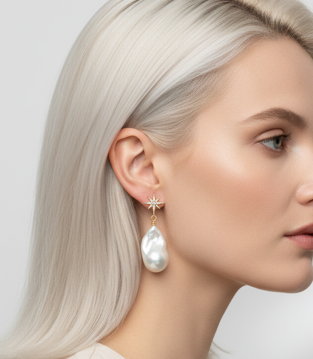 Celestial baroque drops