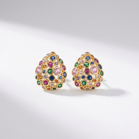 Charly color burst earrings