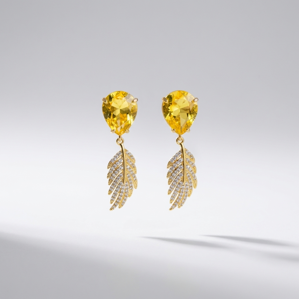 Golden amber drops
