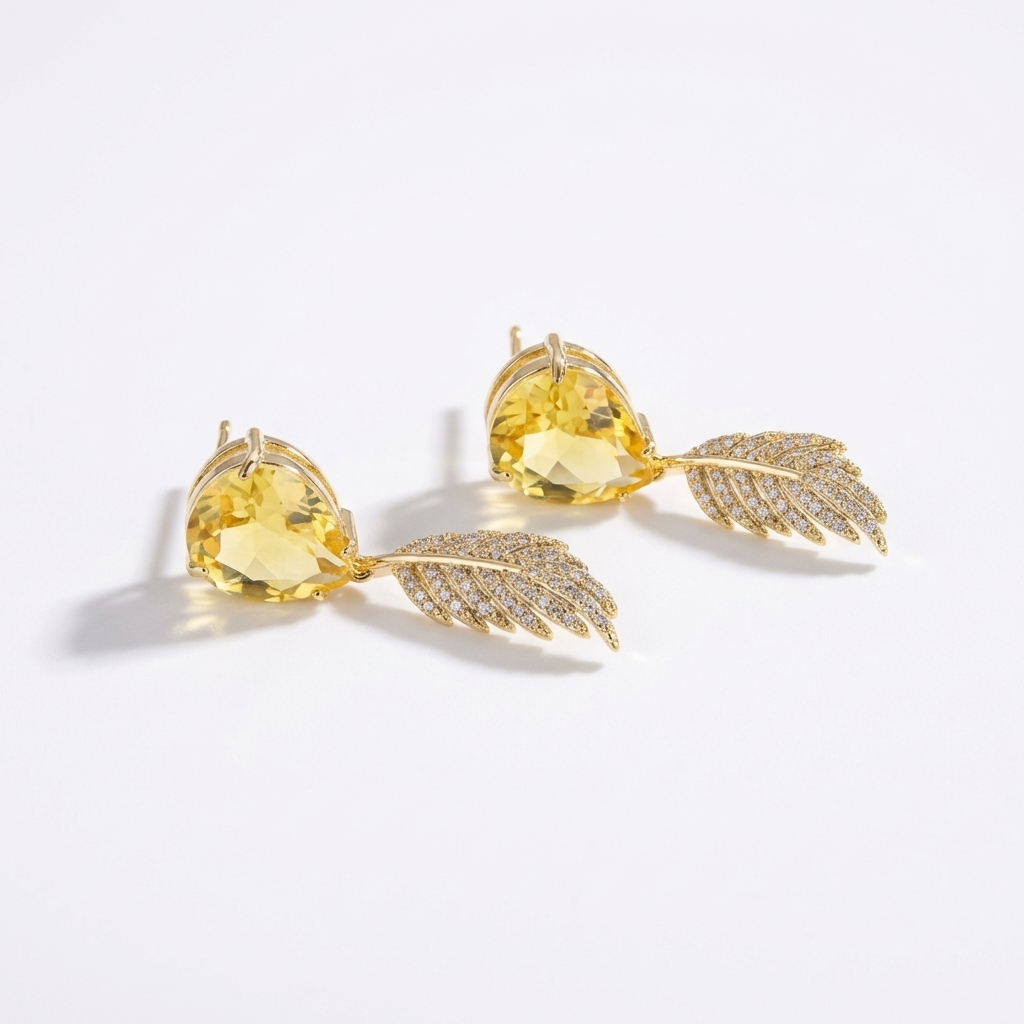Golden amber drops