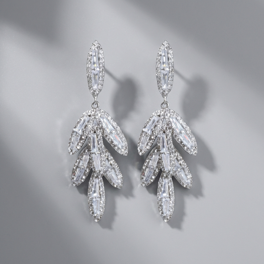 Anaïs silver earrings