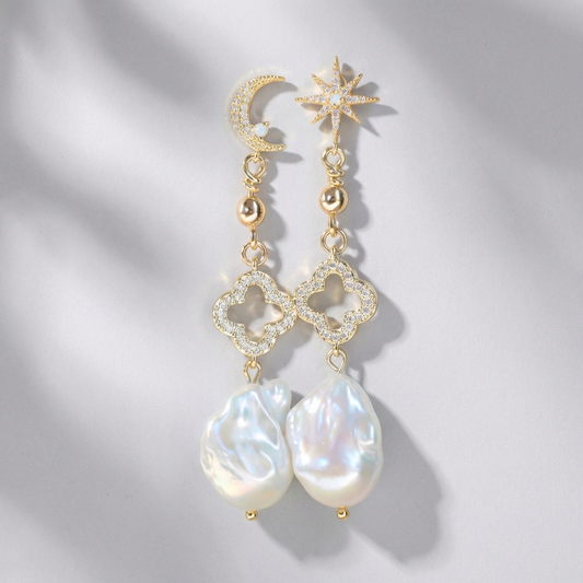 Star sky baroque pearls