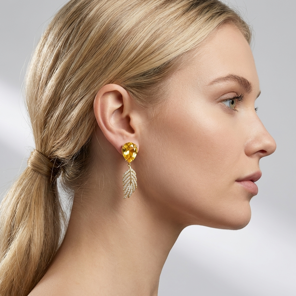 Golden amber drops