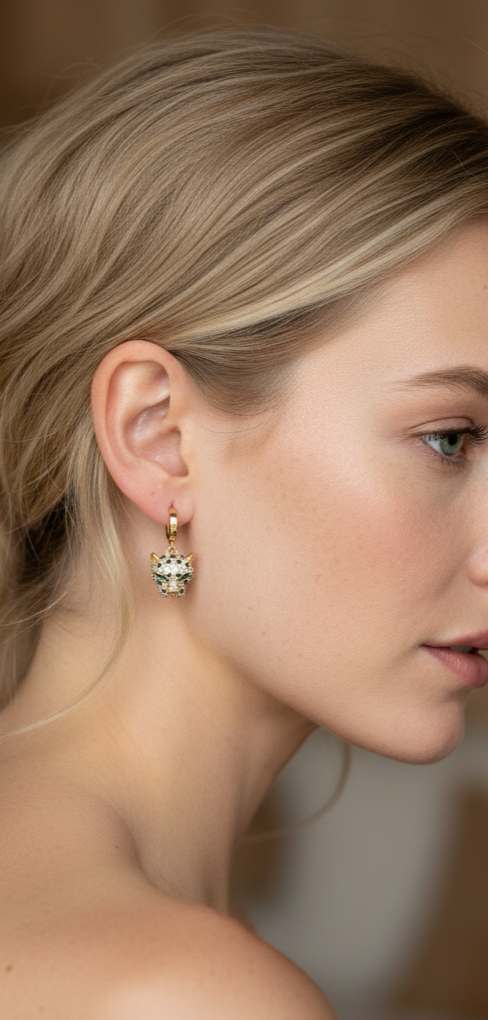 Perfect leo earrings