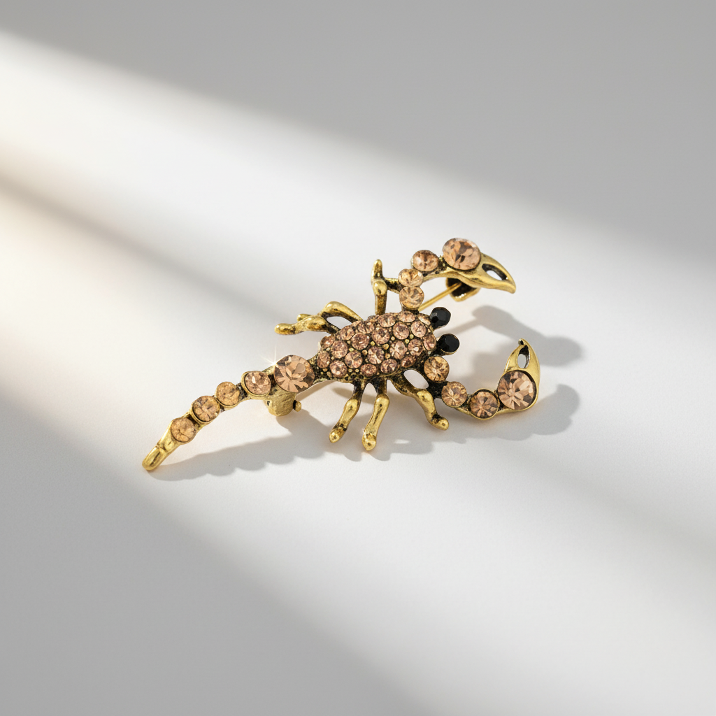 Scorpio brooch