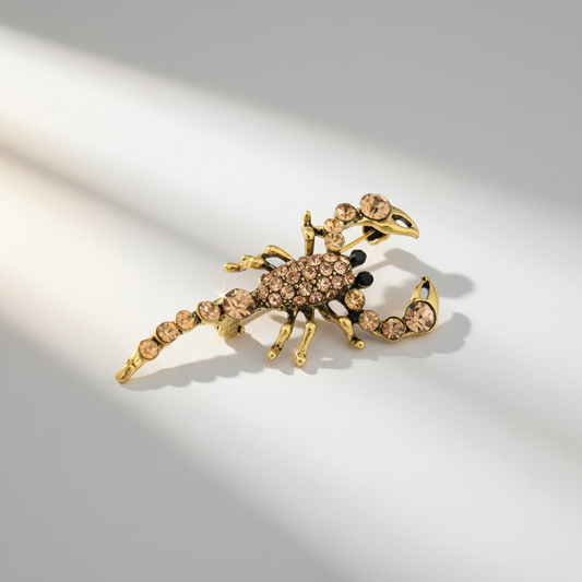 Scorpio brooch