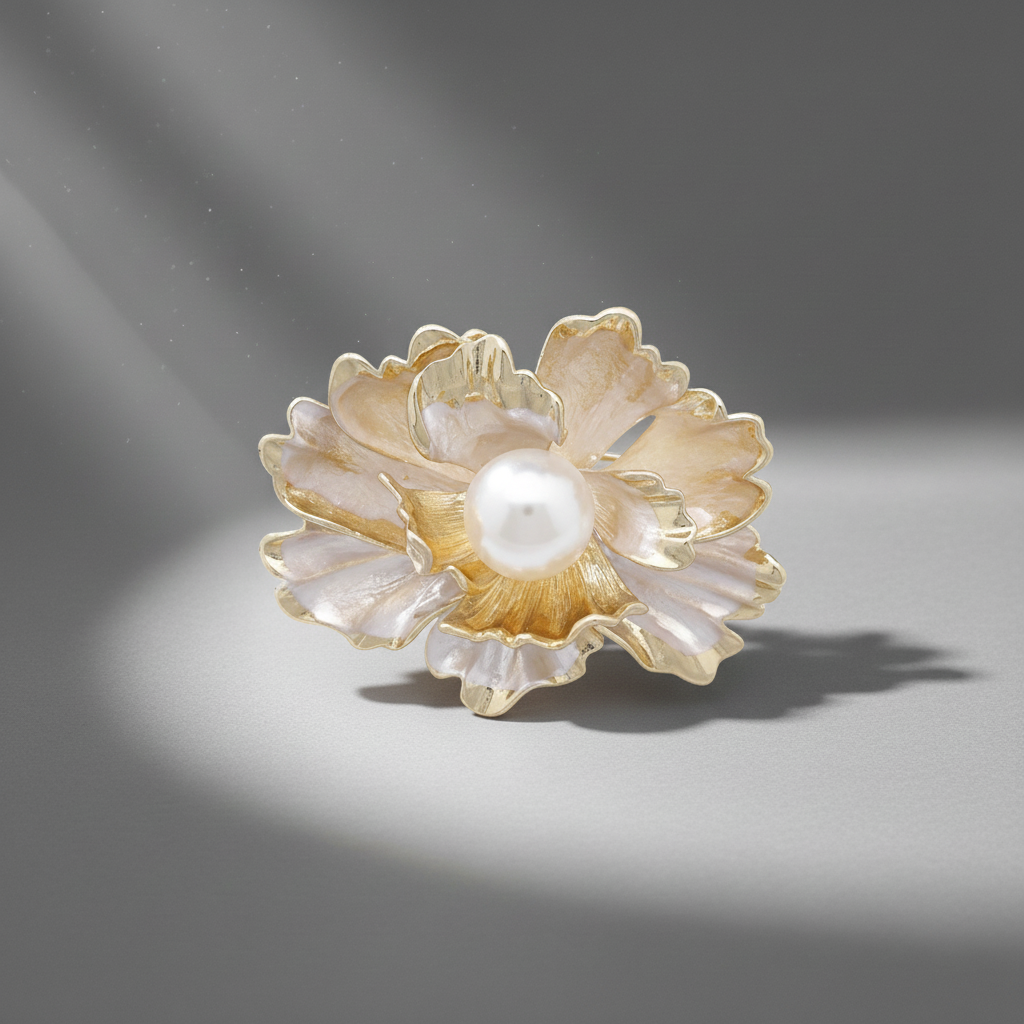 Flower brooch